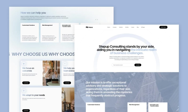wcopilot - Stepup - Business Consulting Website Template