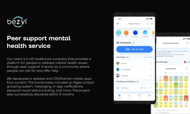 US mental health app