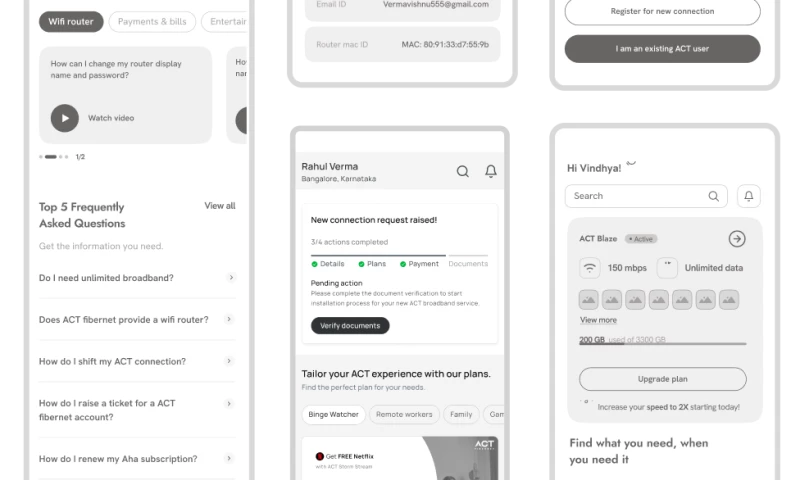 Lollypop Design Studio - ACT Fibernet: Award-Winning Mobile Experience