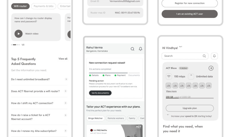 Lollypop Design Studio - ACT Fibernet: Award-Winning Mobile Experience