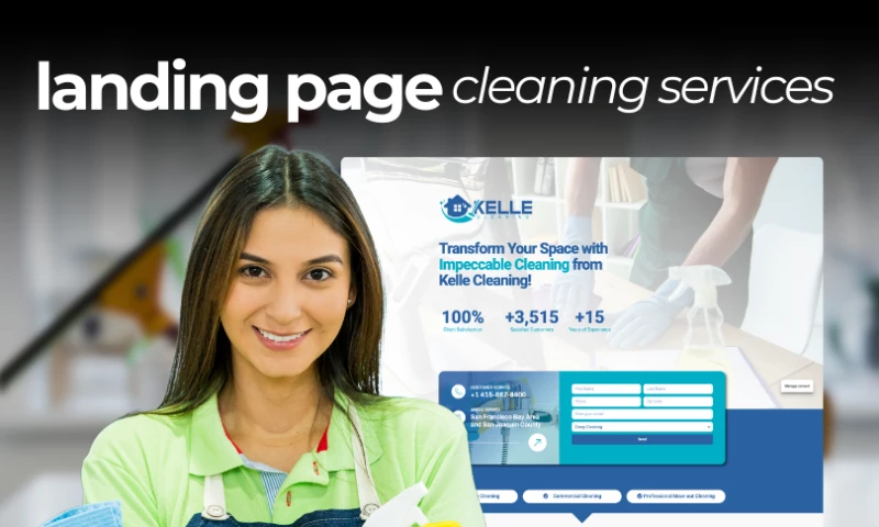 Zero Agency - Landing Page I Kelle Cleaning