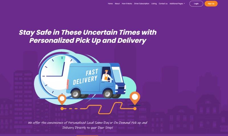 Tafsol Technologies - Pickup & Delivery Portal
