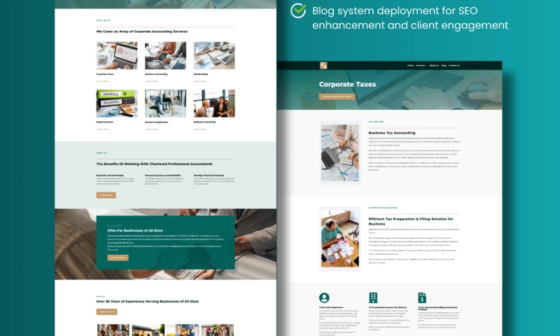 Alstra Solutions Ltd. - CPA Website Design: Huang & Associates CPAs