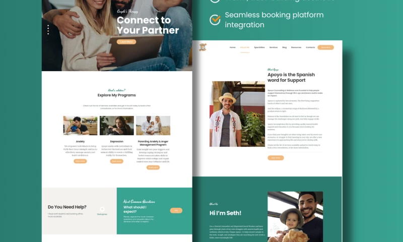 Alstra Solutions Ltd. - Psychotherapist Website Design: Apoyo Counselling