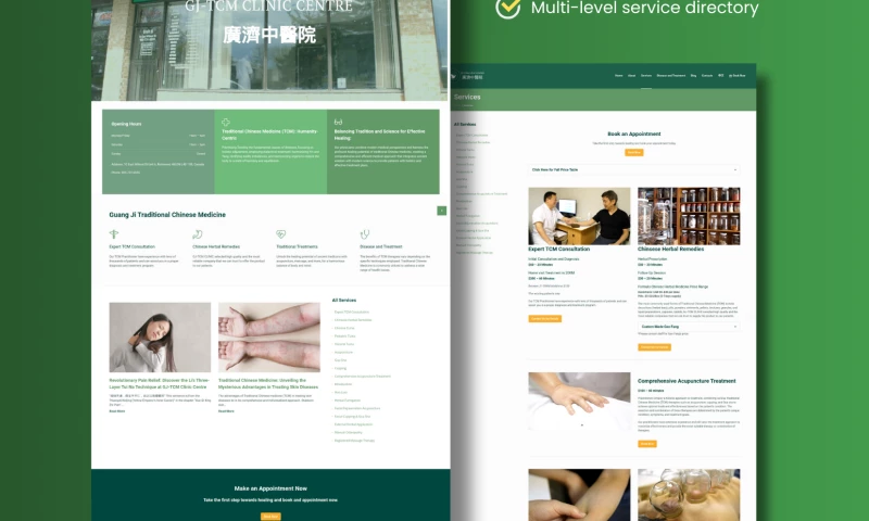 Alstra Solutions Ltd. - Medical Clinic Website: GJ-TCM
