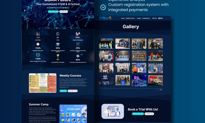 Alstra Solutions Ltd. - Education Institute Website CSAA