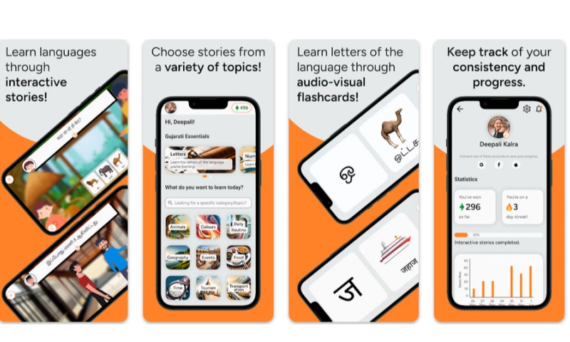 Rivensoft InfoTech - Portal Language Learning App