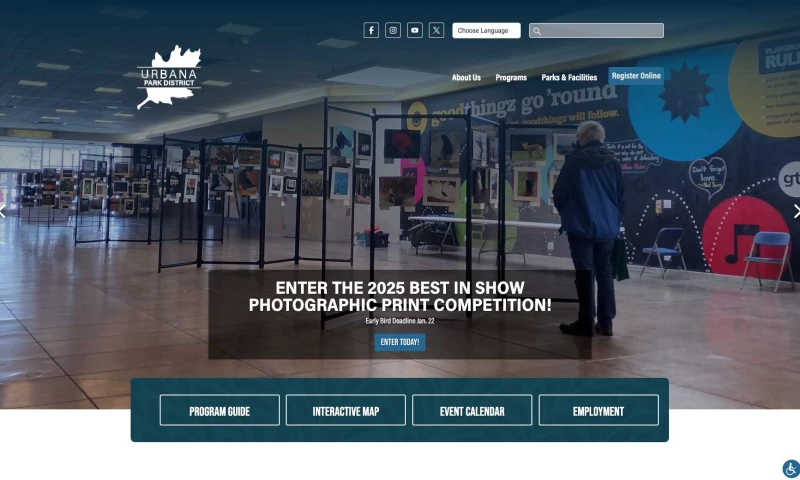 Urbana Park District Website