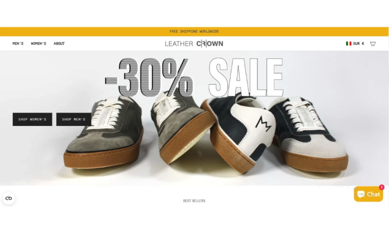 Mary Philip - Leather Crown