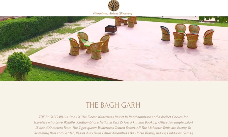 MyCloudPulse Technology Pvt. Ltd. - B a g h G a r h R e s o r t s - Hotel Booking App Development