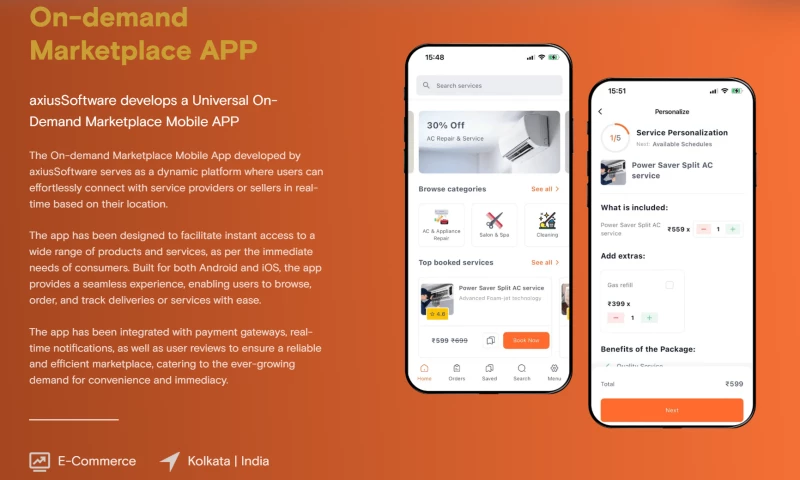 Universal On-demand Marketplace Mobile APP
