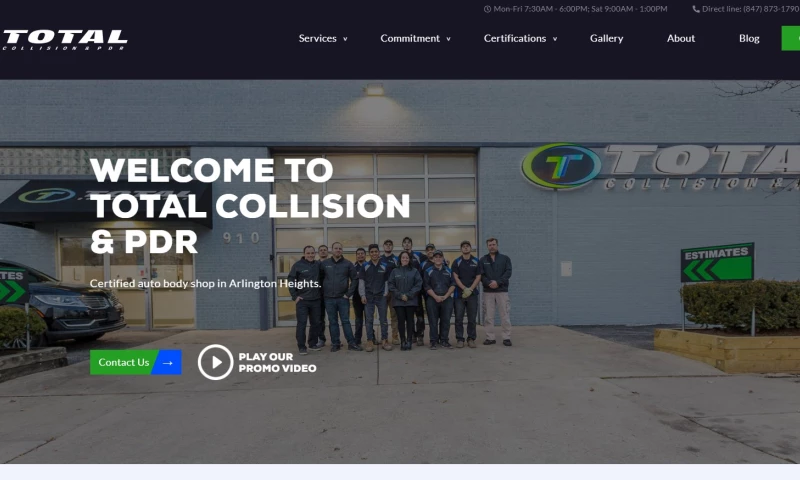 F5 Studio - Auto body shop website
