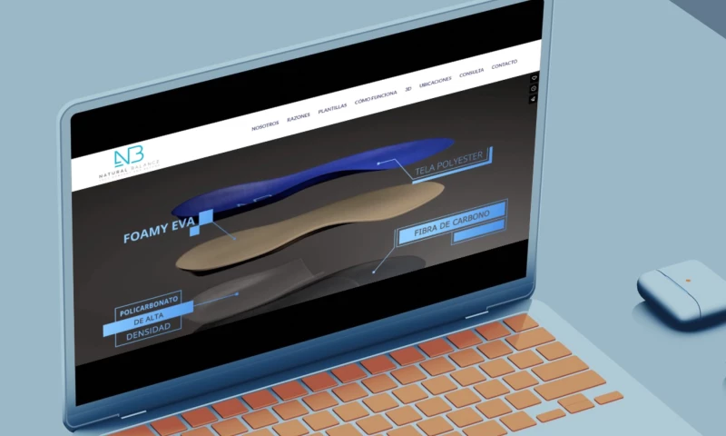 pgiovas - Website development with appointment schedule for shoe insoles customization company