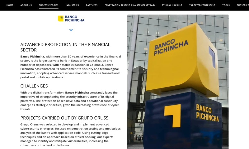GRUPO ORUSS - Pichincha Bank