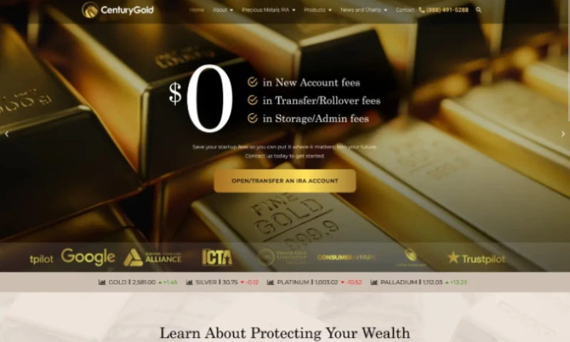 Connective Web Design - Century Gold