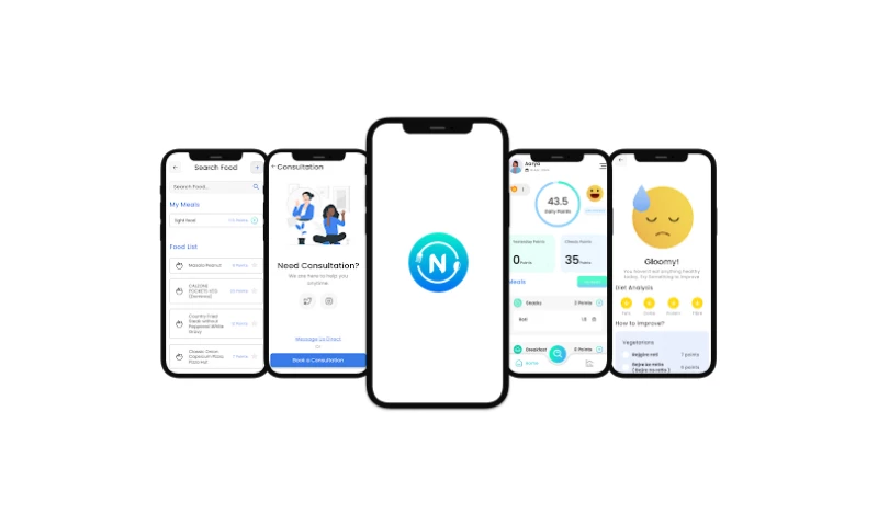 Nutrady: Track your Healthiness Mobile App