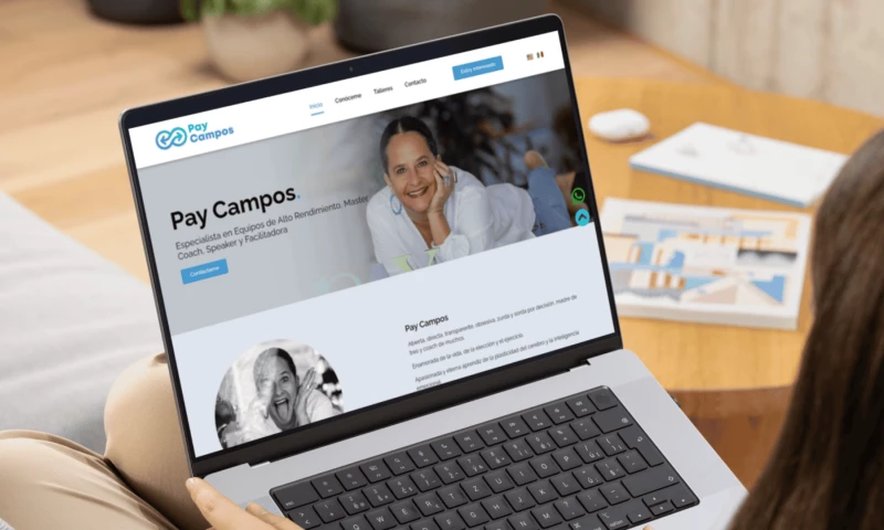 pgiovas - Redesign of informative website for choaching