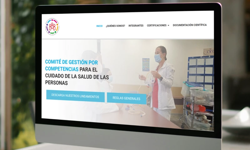 pgiovas - Development of an informative website for the Competency Management Committee for Health Care