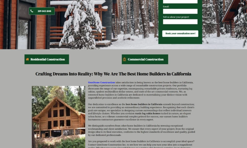 Peterson SEO - Contractor Website