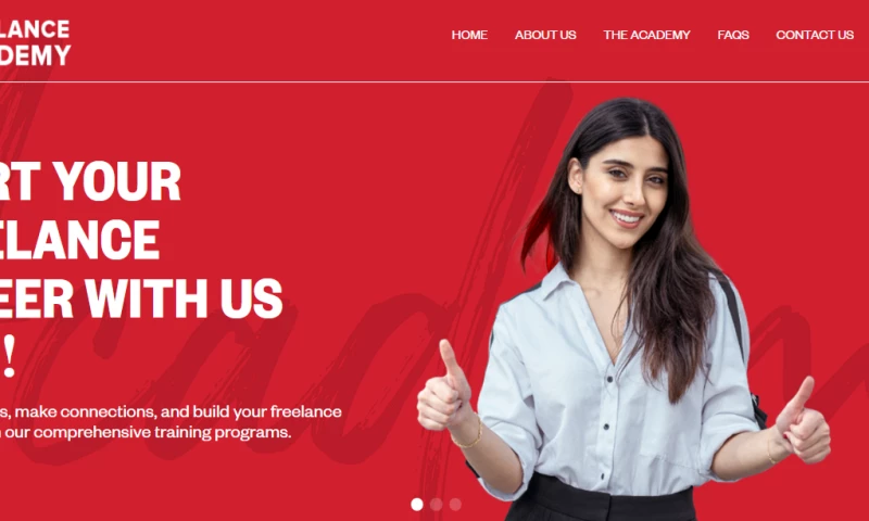 Cloud Systems - Freelance Academy Website