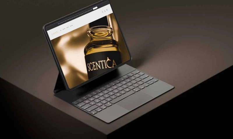 Website and Brand Development for Scentica