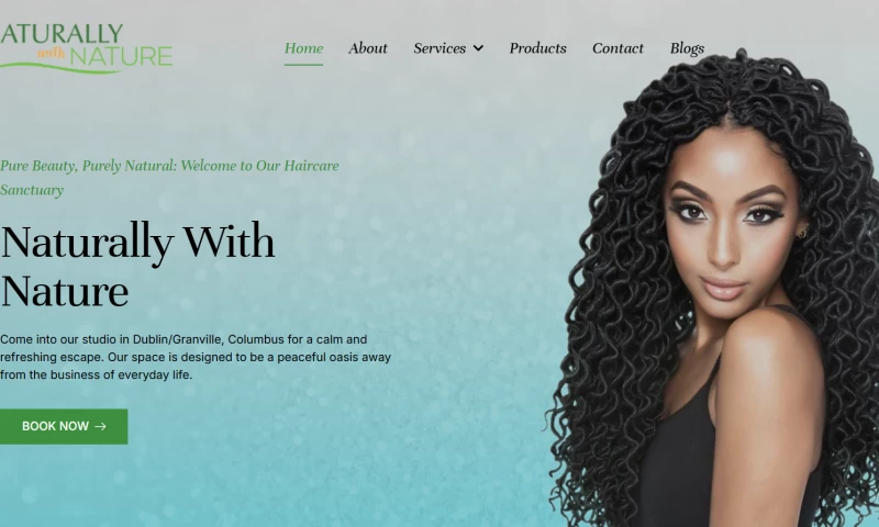 Aqua Design Works - WordPress Web Design For Natural Hair Care Brand