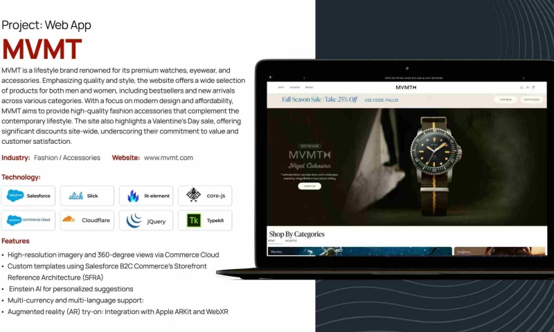 MVMT: A Fashionable Salesforce Commerce Cloud Implementation