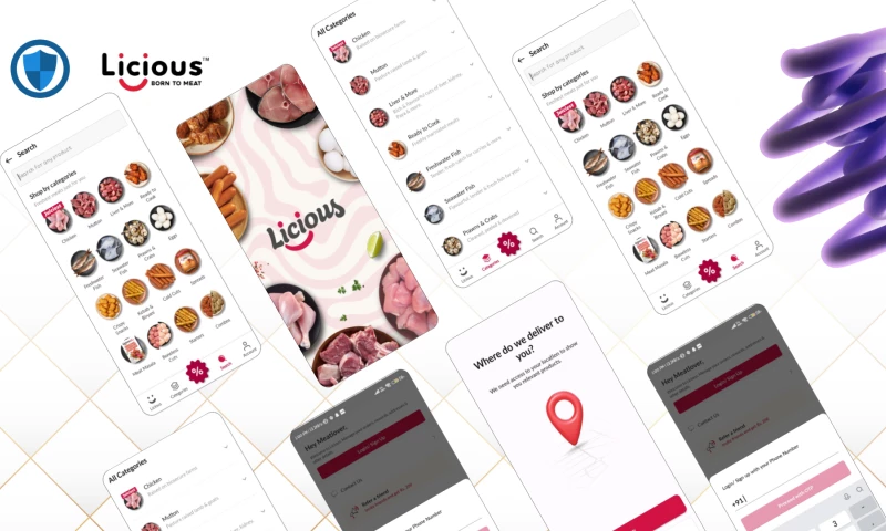 Licious - Mobile App Development