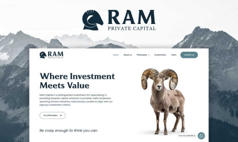 Web Design/Dev for an Investment Management Firm