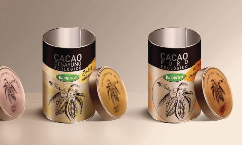 Intro Agencia - ETIQUETA CACAO ECOLÓGICO. BIOFOOD.