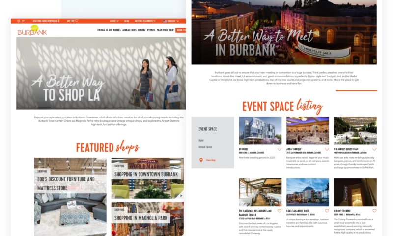 Refact - Custom CMS and directory website for City of Burbank