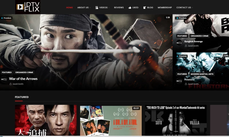 Movie Website with Member Signup