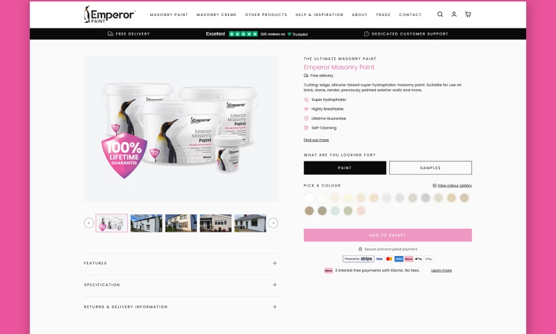 Pixel Kicks - Emperor Paint - WooCommerce