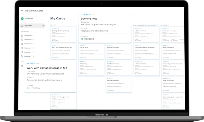 Electronic Document Management System with Jira-alike Flow