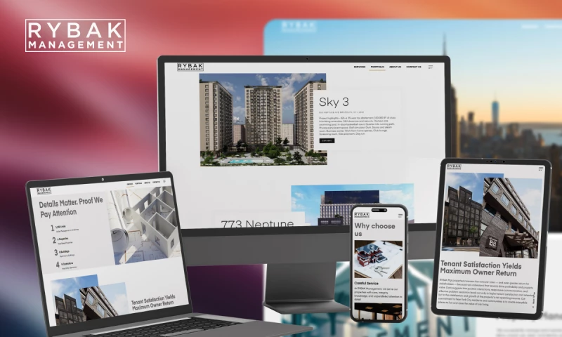 Profstep LLC - Real Estate Web Development for Rybak