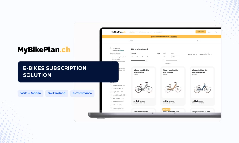 E-bikes Subscription Solution