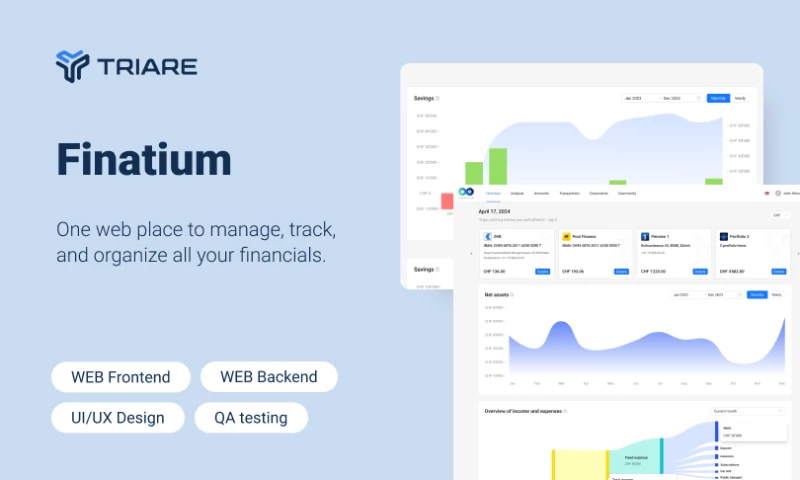 TRIARE - Finatium - Web App that Makes Managing Money Super Easy