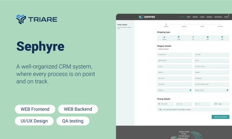 Sephyre - Logistics Solutions for Dangerous Goods
