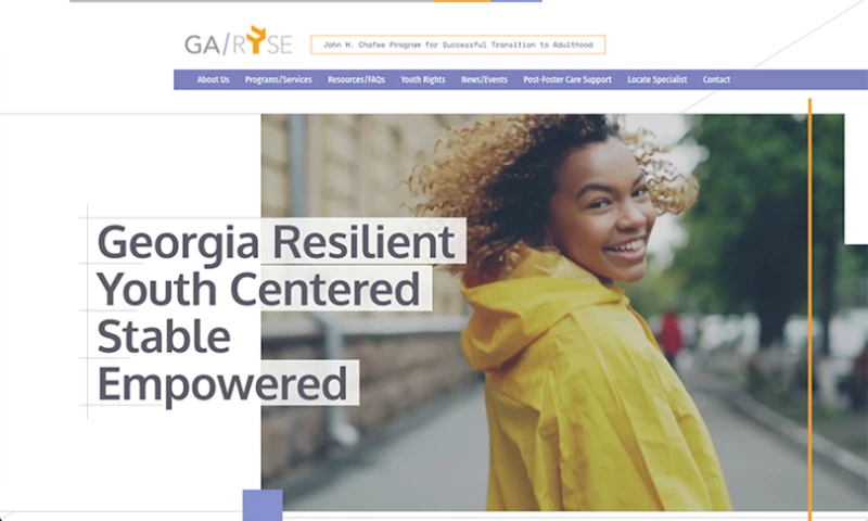 State if Georgia Kids Aging Out of Foster Care Website