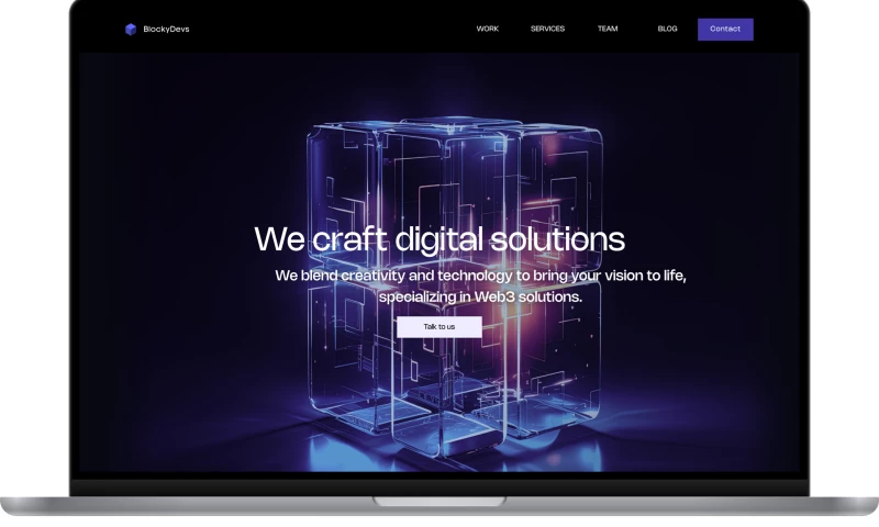 Effect-Driven Design Studio - Blockydevs Website