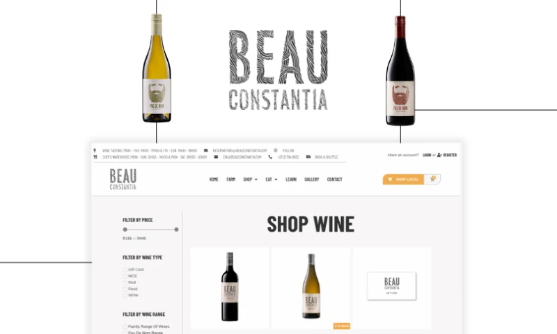 Woww - E-Comm Website Redesign for a Luxury Wine Estate