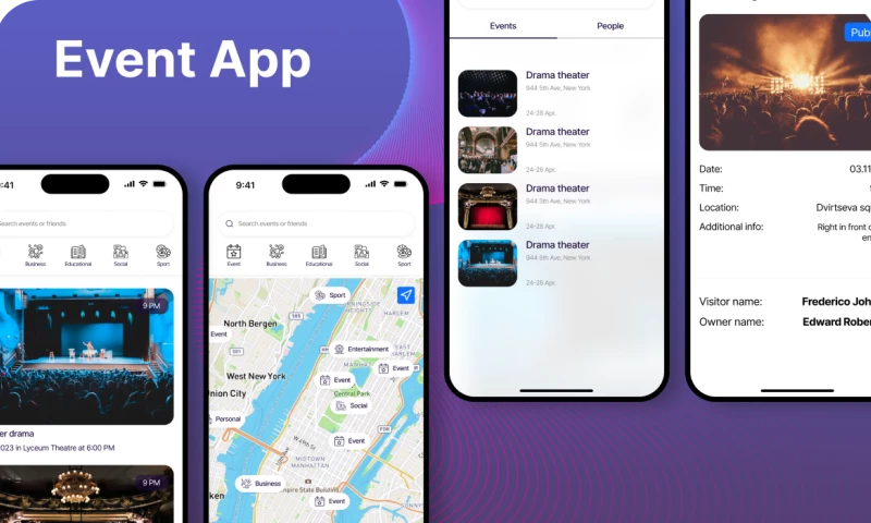 Kevych Solutions - Application to create and manage events