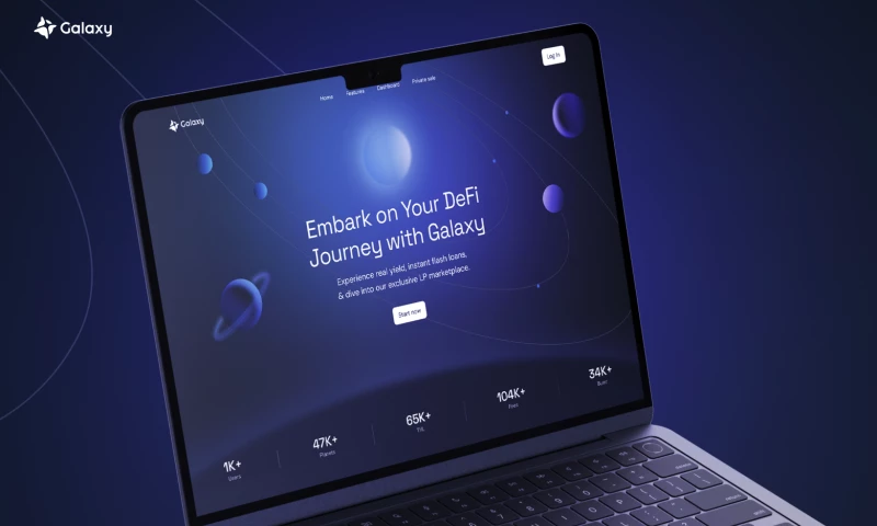 Arounda - Galaxy | UI/UX Design and Branding for Web3 Trading Platform