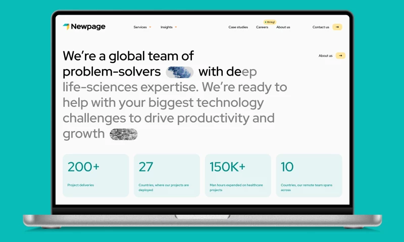 Obriy Design Buro - Newpage. Corporate website & branding