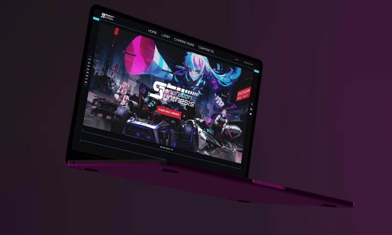 Obriy Design Buro - Generation Synthesis. UX/UI for website