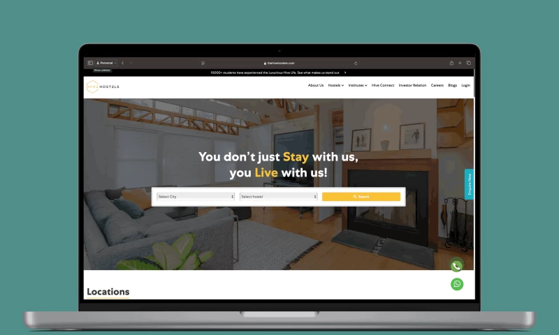 The Hive Hostels Luxury Hostel Booking & Management System