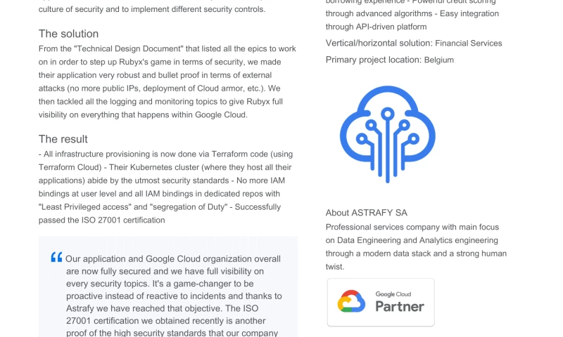 Enhancing Security Practices