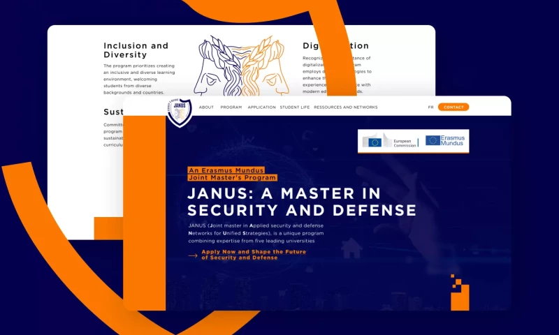 Morpheon - Master Program Erasmus Mundus - Branding & Website