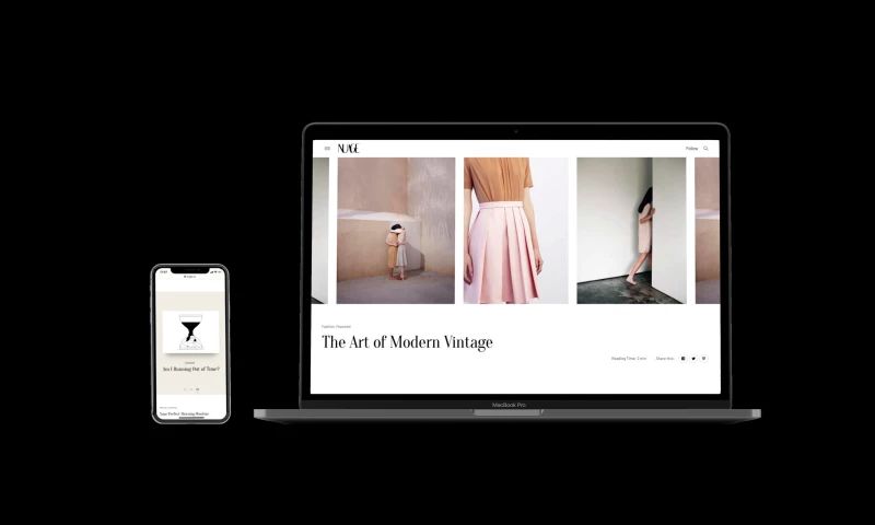 Website Design and Development for Nuage