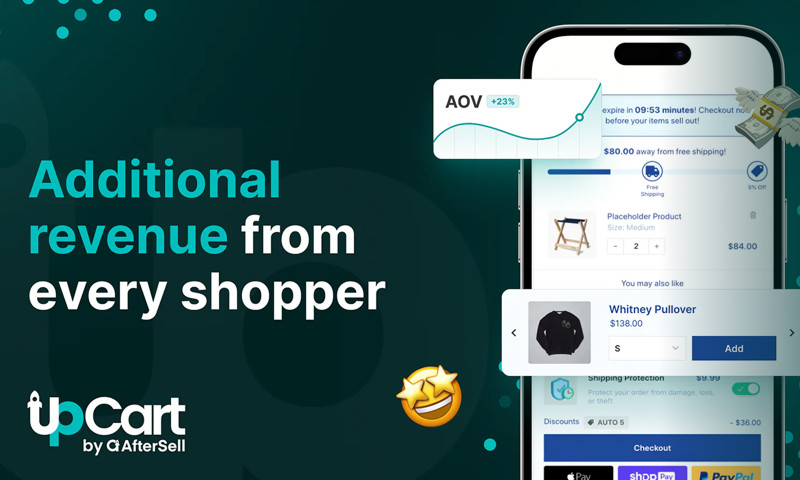 DevIT - UpCartCart Drawer Cart Upsell | Shopify App | Built for Shopify Badge